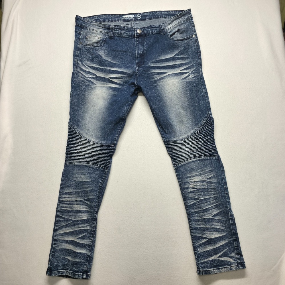 Mecca Men's Stretch Fit Denim Blue Jeans Size 40X32